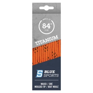Hockey laces BLUE SPORTS Titanium Pro Laces - orange