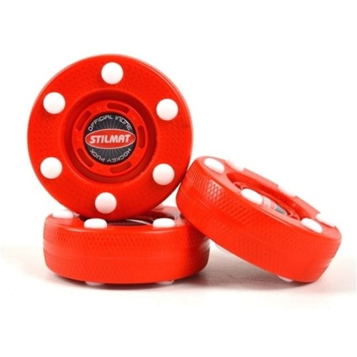 Krążek hokejowy in-line Stilmat Puk - czerwony