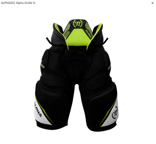 Spodnie hokejowe Warrior Alpha Girdle Senior