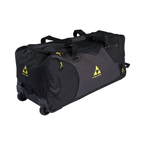 Hockey wheel bag Fischer - black/yellow - Junior 