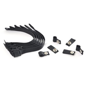 Pasek do podbródka Bauer czarny/biały