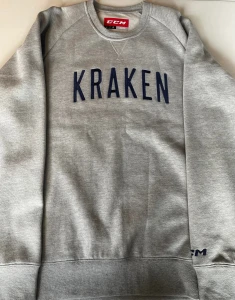 CCM Fleece Crew Seattle Kraken Grey 