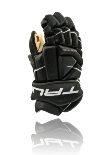 Rękawice hokejowe True Catalyst 5X3 Junior - czarne