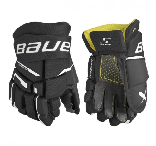 Bauer Supreme M3 Gloves Junior - black/white 