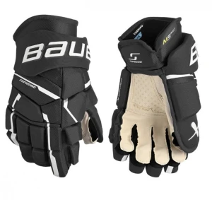 Bauer Supreme M5 Pro Intermediate Gloves - Black/White