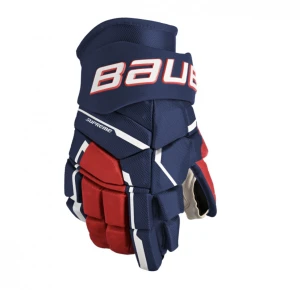 Bauer Supreme M5 Pro Junior Gloves - Navy/Red