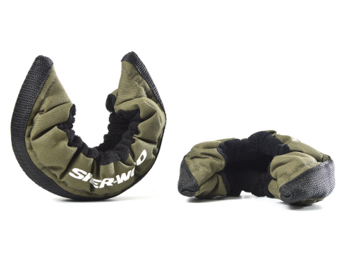 Ochraniacze płóz hokejowych Sher-Wood PRO materiałowe - SENIOR - ciemno-zielone