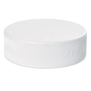 Hockey puck - white