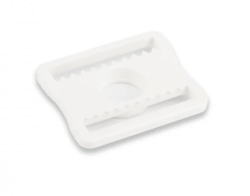 Plastic buckle for goalkeeper mask - WHITE