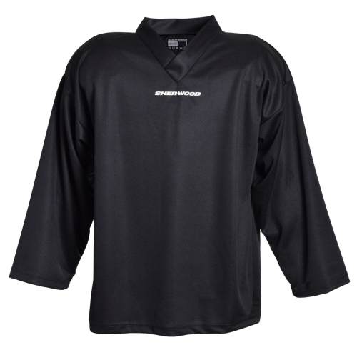 Koszulka hokejowa treningowa Sher-Wood - czarna 