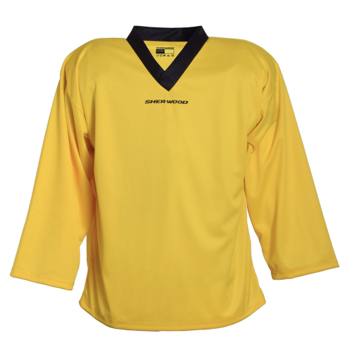 Koszulka hokejowa treningowa Sher-Wood - żółta