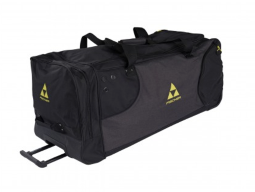 Torba hokejowa na kółkach Fischer - czarno/żółta - Senior