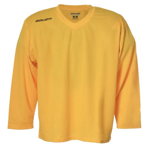 Koszulka hokejowa treningowa Bauer - żółta - Senior