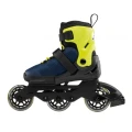 Rolki Rollerblade Microblade 3WD - Niebiesko/Limonkowe 2