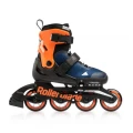 Rolki Rollerblade Microblade - Niebiesko/Pomarańczowe 1