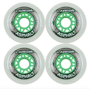 LABEDA Inline Wheel "Gripper Asphalt" Clear-green - 4pcs. 