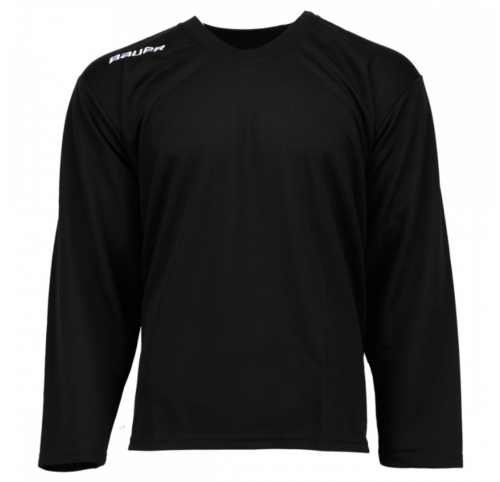 Koszulka hokejowa treningowa Bauer - czarna - Senior