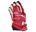 Rękawice hokejowe CCM Tacks XF Pro Senior - Czerwono/Białe 2
