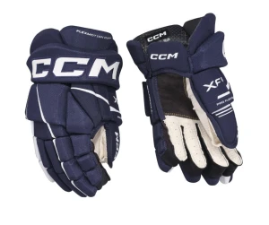 Rękawice hokejowe CCM Tacks XF80 Senior - Granatowe/Białe