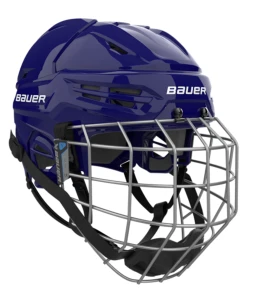 Kask hokejowy Bauer Re-akt 55 Combo - granatowy