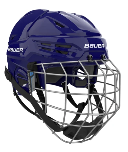 Bauer Re-akt 55 Combo Helmet - navy