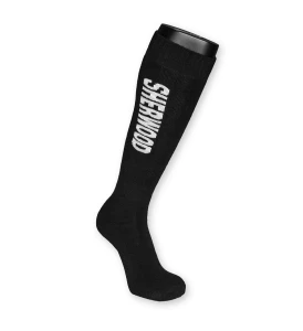 SHER-WOOD Performance Skate Sock, long - blk (2er Pack)