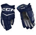 Rękawice hokejowe CCM JetSpeed FT880 - granatowo/białe - Junior 1