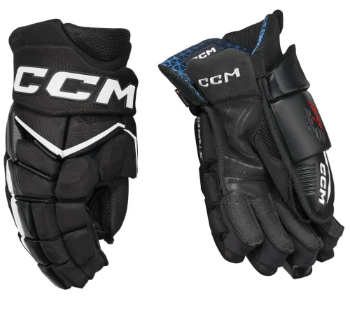 CCM JetSpeed FT8 Pro Gloves - black/white - Junior