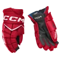 CCM JetSpeed FT8 Pro Gloves - red/white - Junior 1