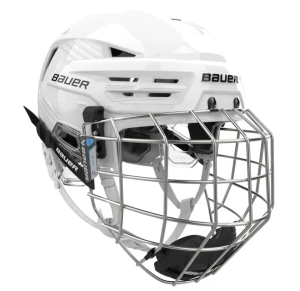 Kask hokejowy Bauer Re-akt 90 Combo SR - biały