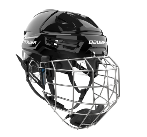 Kask hokejowy Bauer Re-akt 70 Combo SR - czarny 