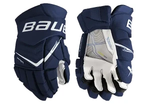 Rękawice hokejowe BAUER Vapor Flylite - Senior - granatowo/białe
