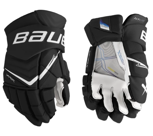 BAUER Vapor Flylite Gloves - Junior - Black/White