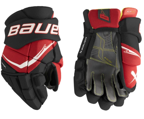 BAUER Vapor Flypro Gloves - Junior - black/red/white