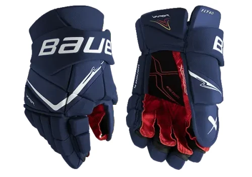Rękawice hokejowe BAUER Vapor Fly40 - Senior - granatowo/białe