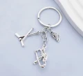 Zinc alloy hockey keychain 1