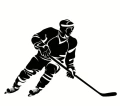 Sticker Hockey Player 1