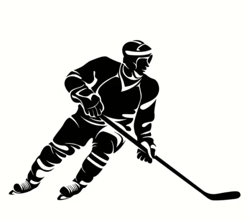 Naklejka hokeista