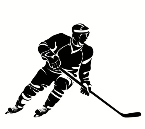 Sticker Hockey Player