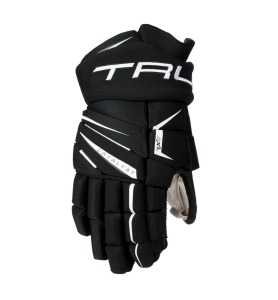 Rękawice hokejowe True Catalyst 7X5 - czarno/białe - Senior
