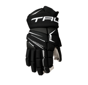 Rękawice hokejowe True Catalyst 9X5 - czarno/białe - Junior