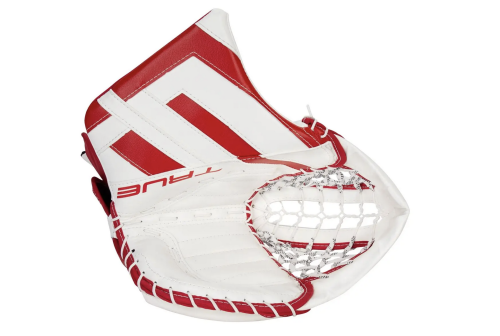 Łapaczka bramkarska True HZRDUS 7X4 czerwono/biała - Senior 