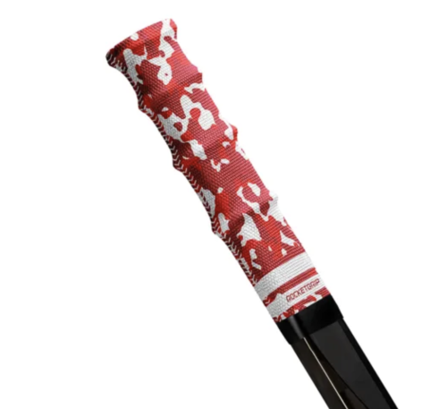 Grip/okleina do kija - Rocketgrip Hole Style - camo/czerwony