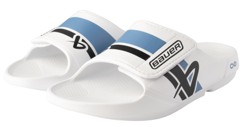 Klapki Bauer OOFOS WHT/BLU 