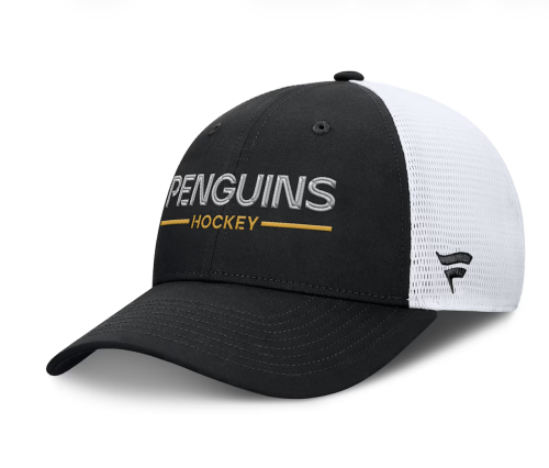 Czapka z daszkiem NHL Fanatics Authentic Pro Adjustable Trucker - Pittsburgh Penguins
