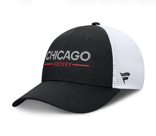 Czapka z daszkiem NHL Fanatics Authentic Pro Adjustable Trucker - Chicago Blackhawks