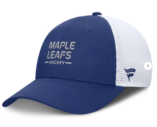 Cap NHL Fanatics Authentic Pro Adjustable Trucker - Toronto Maple Leafs