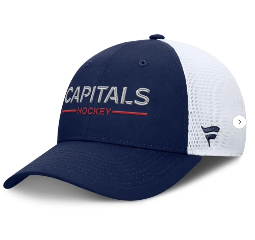 Cap NHL Fanatics Authentic Pro Adjustable Trucker - Washington Capitals