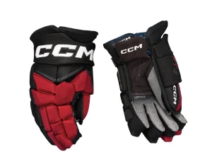 Rękawice hokejowe CCM JetSpeed FT8 - czarno/czerwono/białe - Senior