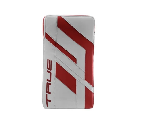 True HZRDUS 9X4 Goalie Blocker red/white - Senior 